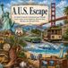A U.S. Escape: An Adult Grayscale Coloring Journey Through Iconic Cities, Scenic Highways, Historic Sites, Beaches, and National Parks