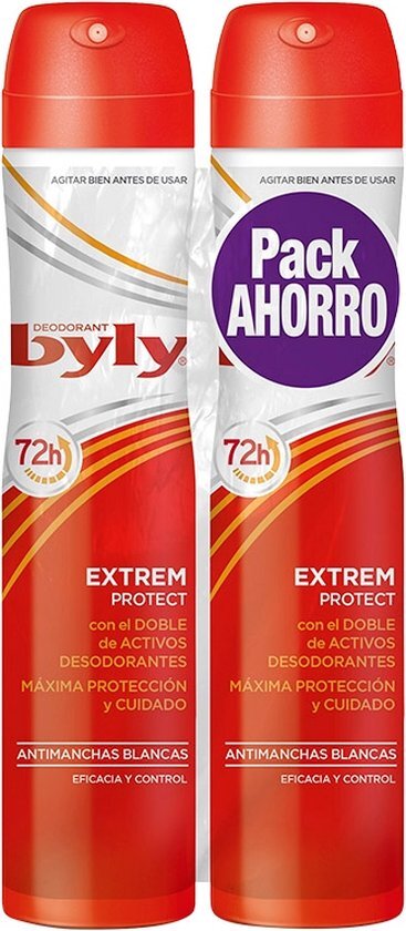 - Deodorant Spray Extrem Protect Byly 2 uds