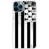 Apple iPhone 12 Drapeau bretagne Verstevigd hoesje met sublimatie bedrukking