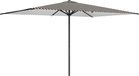 vidaXL Tuinparasol Rechthoekig 2 x 3 m Polyester Zwart en Wit