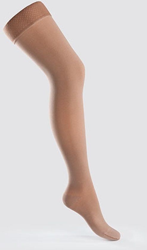 Juzo Soft 2002 CCL 2 AG kaneel teenstuk gesloten lr-links = rechtsdecoratief Size IV Length kort