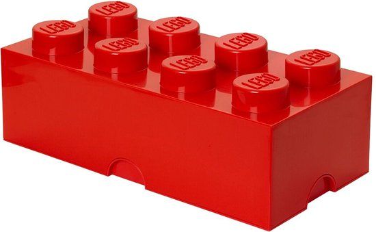 LEGO Brick Opbergbox 8 - Rood - 22.5L