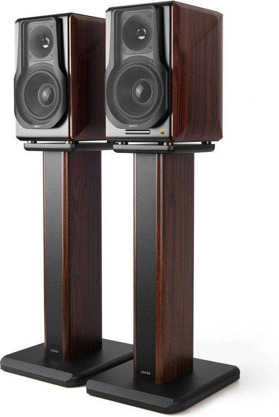 Edifier SS03 Speaker Stands - Walnut (Pair)