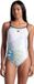 Arena W Light Floral Swimsuit Lace Back black-white Multi