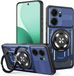 Techsuit Hoesje geschikt voor Oppo Reno14 F/FS - RuggedCam Back Cover - Geschikt voor MagSafe - Blauw