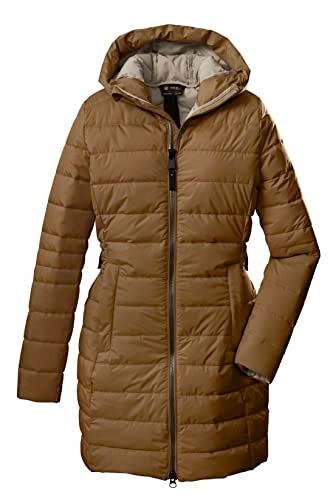 G.I.G.A. DX dames Casual functionele parka in donslook met capuchon GW 34 WMN QLTD PRK - lichtbruin - maat 38