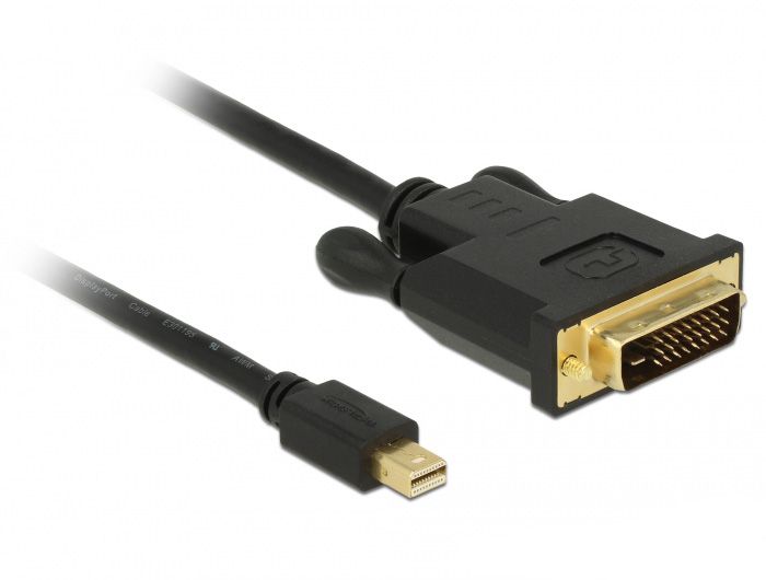 DeLOCK 83989 - Kabel - 2 m - Zwart