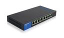 Linksys LGS108P-UK Unmanaged Gigabit Ethernet PoE Switch Zwart