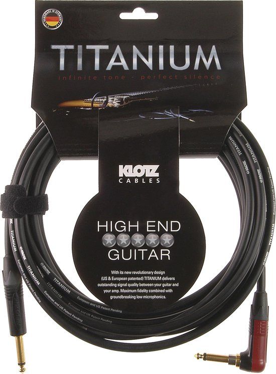 Klotz TIR0900PSP Titanium instrumentkabel 9 m - Kabel voor instrumenten