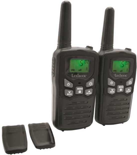 Lexibook Digitale Walkie-Talkies tot 5 miles, 8 kanalen