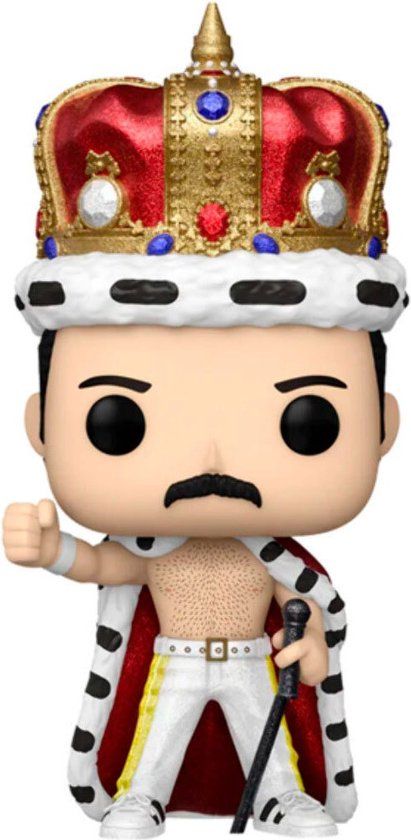 Funko Pop! Rocks - Queen Freddie Mercury King (Glitter) #184 - 9cm Figure