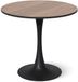 Vicco Table à manger "Carl", Noyer/Noir, 80 x 80 cm