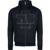 Rammstein Vest met capuchon - Im Namen des Herren - S tot 3XL - voor Mannen - zwart