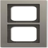 Busch-Jaeger ABB Busch-Jaeger afdekraam 2v ax-platin