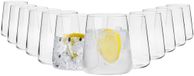 KROSNO GLASS KROSNO | Water Sap Drinkglazen | Set van 12 stuks - 430 ml | Avant-Garde Collectie | Loodvrij Kristalglas | Perfect voor Thuis, Restaurants en Feesten | Vaatwasser Veilig