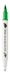 Pentel Brush Sign Pen Twin SESW30C Vezelpen, 2 penseelachtige punten, lichtgroen (1 stuk)