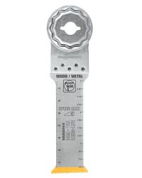 FEIN E-Cut Long-Life zaagblad Bimetaal met lange levensduur, zaagblad voor diepe sneden, Ve. 3 st., Breedte 32 mm, Lengte 90 mm, StarlockMax Houder, Bimetaal zaagblad met titanium coating