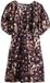 Next - Dames - Mini-jurk met pofmouwen - Dierenprint