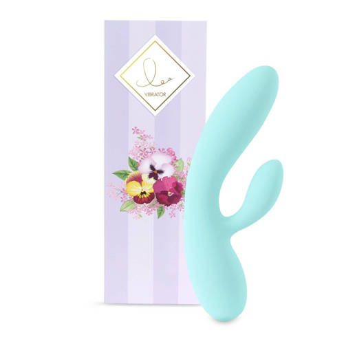FeelzToys Lea Rabbit vibrator - ocean blue - blauw
