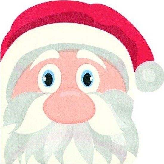 24x Kerstman Servetten 33x33cm - Kerst Tafeldecoratie - Papier
