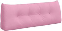 vidaXL Rugkussen Roze 120 x 24 x 50 cm Stof