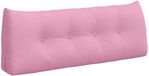 vidaXL Rugkussen Roze 120 x 24 x 50 cm Stof