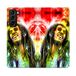 Beschermhoes Samsung Galaxy S21 Plus Beschermhoes, Leer, Bob Marley Color