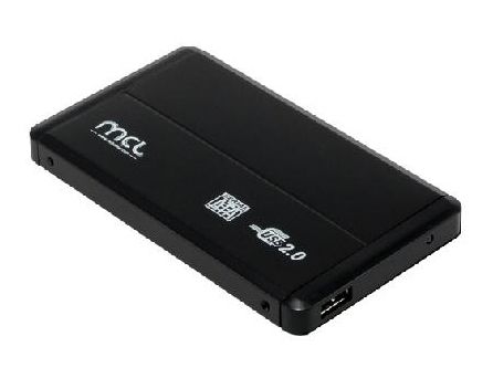 MCL 8DM2-USB2SA - Behuizing voor opslagstations - Zwart