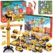 Calendrier de l'avent véhicules garçons - Jouets de chantier - 24 jours - Dès 3 ans