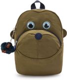 Kipling Rugzak Back To School Faster Kids Backpack Treasure Green Kaki