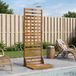 Maison Exclusive - Douche extérieure 205,5 cm. Fabriqué en bois d'acacia massif et acier inoxydable, aspect naturel