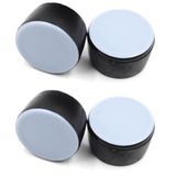 cyclingcolors 4 x stoeldoppen, rond, met PTFE glijvlak, voetkappen teflon glijders, doppen, 25 mm