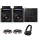 AlphaTheta CDJ-3000X DJ Mediaspelers Starterset met Pioneer DJ DJM-A9 mixer