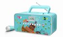 Muse M-29KB Draagbare Radio/CD/MP3 speler met microfoon - Blauw