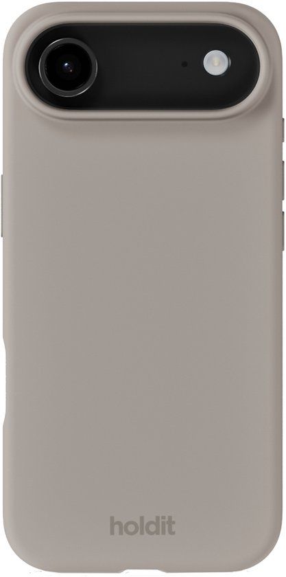 Holdit Silicone Case geschikt voor Apple iPhone Air - Taupe