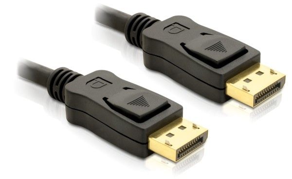 DeLOCK Cable Displayport 1m male - male Gold
