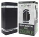 Ecolight Buitenlamp LED, wandlamp voor gevelmontage, 2xGU10, ABS, IP44, zwart, kunststof