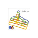 Juypal 4-delige Montana Big Hanger Set, Polypropyleen, Assorted, One Size