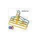 Juypal 4-delige Montana Big Hanger Set, Polypropyleen, Assorted, One Size
