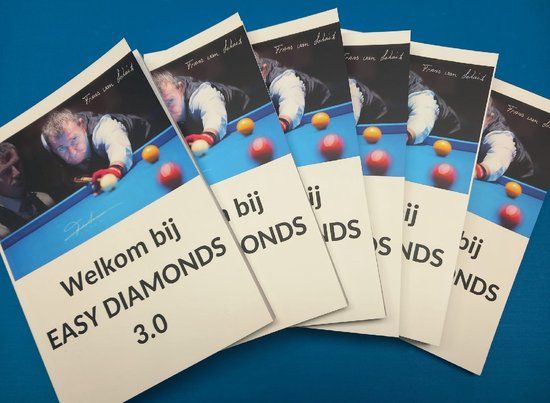 Biljarten Easy Diamonds biljart les boek A5