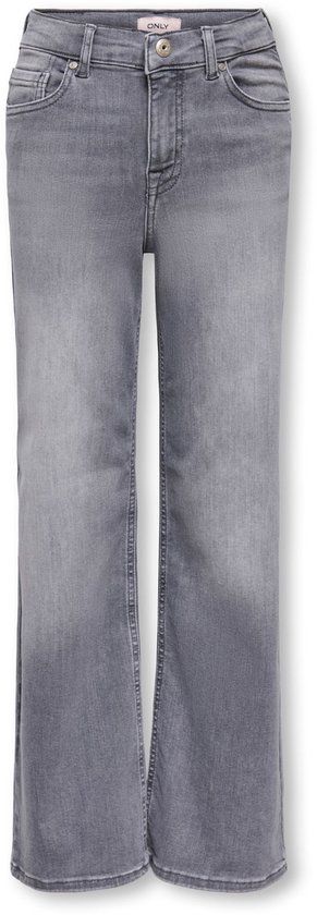 ONLY KOGMADISON Wide Leg Jeans Grijs Kindermaat 170