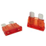 5 SeKi 5 stuks standaard ATO platte steekzekering 10 A rood; autozekering 19 mm platte zekering 32 V/DC boot caravan