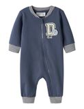 Name it Jumpsuit Sweat Vintage Indigo Gestreept Lange mouw Ronde hals 80