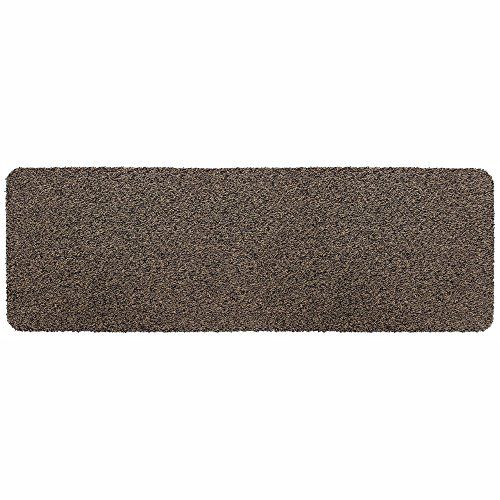 JVL Tanami Tweekleurige Fleck Barrier Runner Deurmat - bruin - 50 x 150 cm