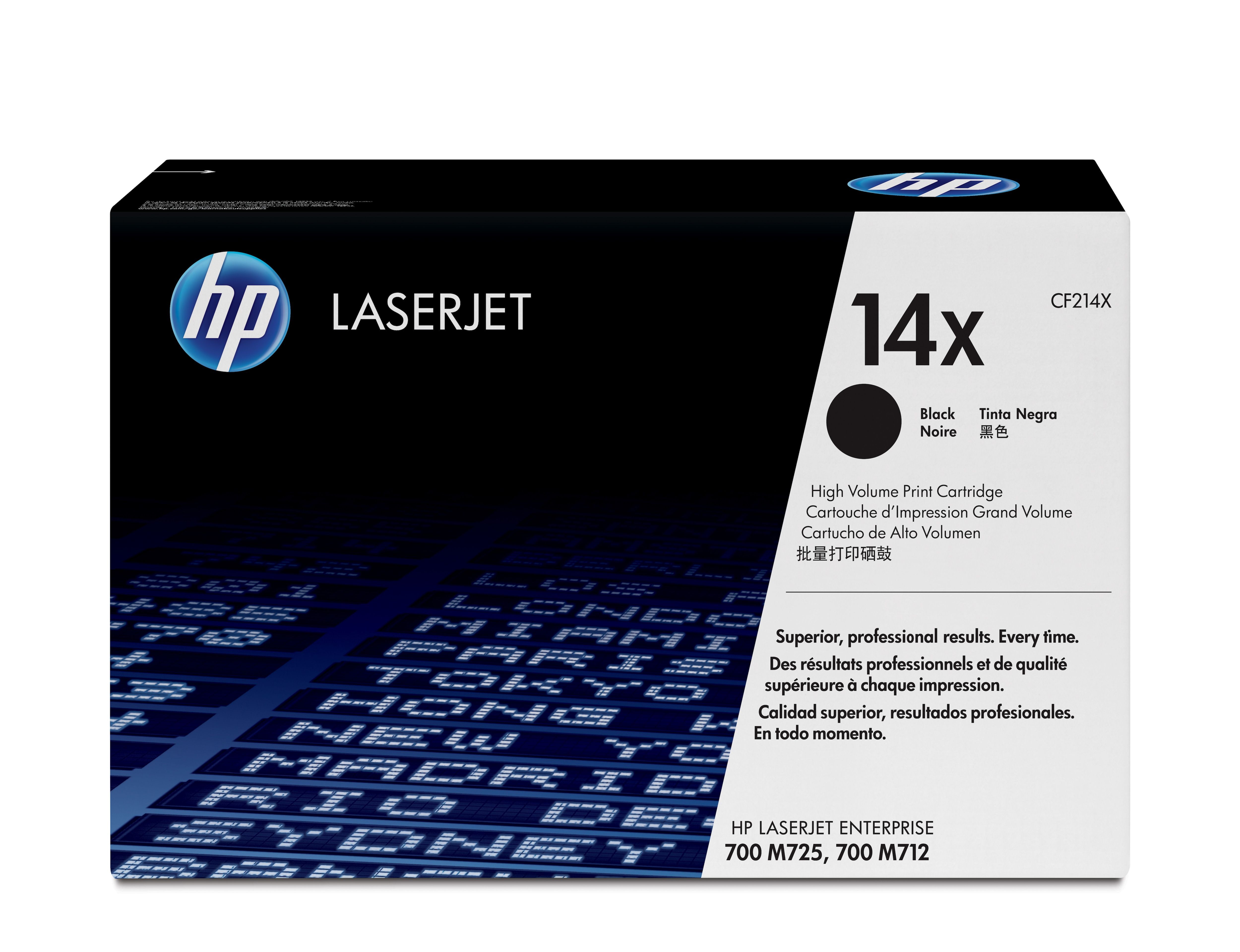 HP 14X Original Black Toner Cartridge - High Yield (CF214X)