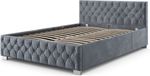 Juskys Gestoffeerd Bed Nizza - 120 x 200 cm - Grijs