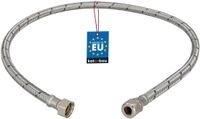 KOTARBAU® Flexibele Aansluitslang 3/8"x3/8" - Aansluitslang Armatuur 90 cm - Flexibele Kraanslang - Wartelmoer x Knelkoppeling - Sanitaire Aansluitslang - Gevlochten Roestvrijstalen Aansluitslang - Zilver