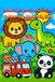 Animals, Dinosaurs & Vehicles Colouring Book