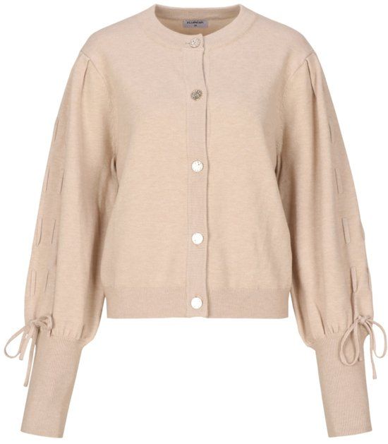 Fluresk Vest Vayda Cardigan 26vlf08 014 Sand Dames W40