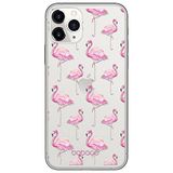 ERT GROUP mobiel telefoonhoesje voor Apple Iphone 11 PRO origineel en officieel erkend Babaco patroon Flamingo 005 optimaal aangepast aan de vorm van de mobiele telefoon, gedeeltelijk bedrukt